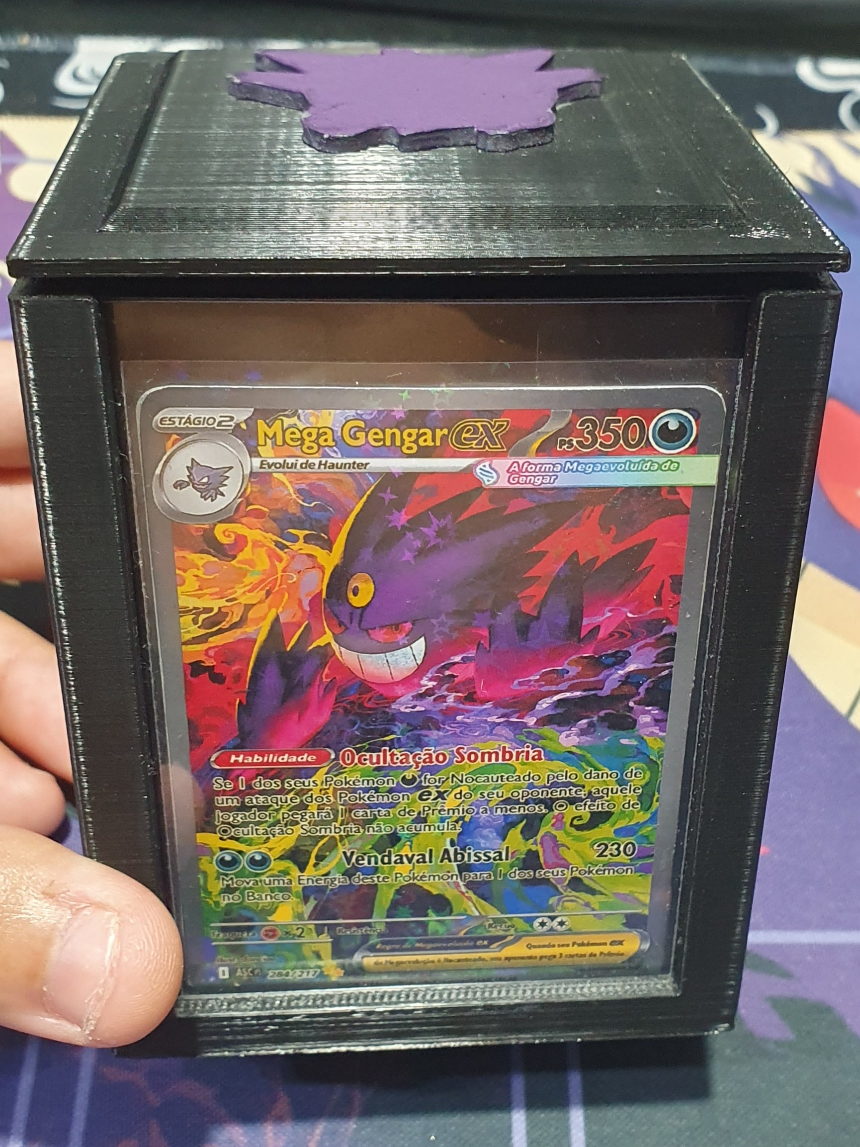 Deckbox Gengar — carta colecionável anunciada no CardNatal