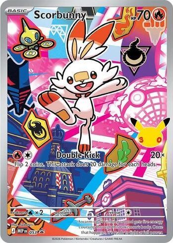 Scorbunny - Galar — carta colecionável anunciada no CardNatal