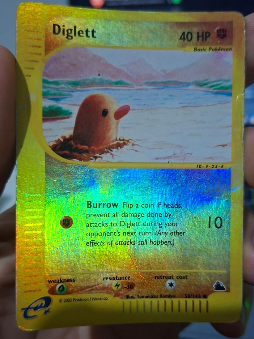Diglett — carta colecionável anunciada no CardNatal