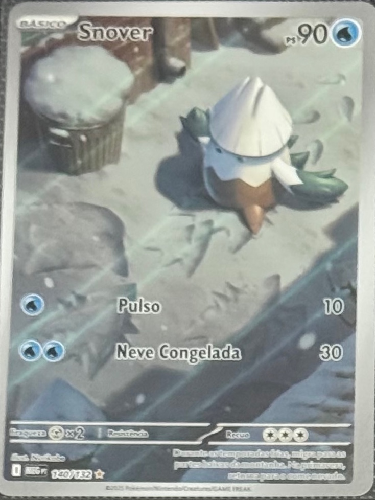 Snover — carta colecionável anunciada no CardNatal