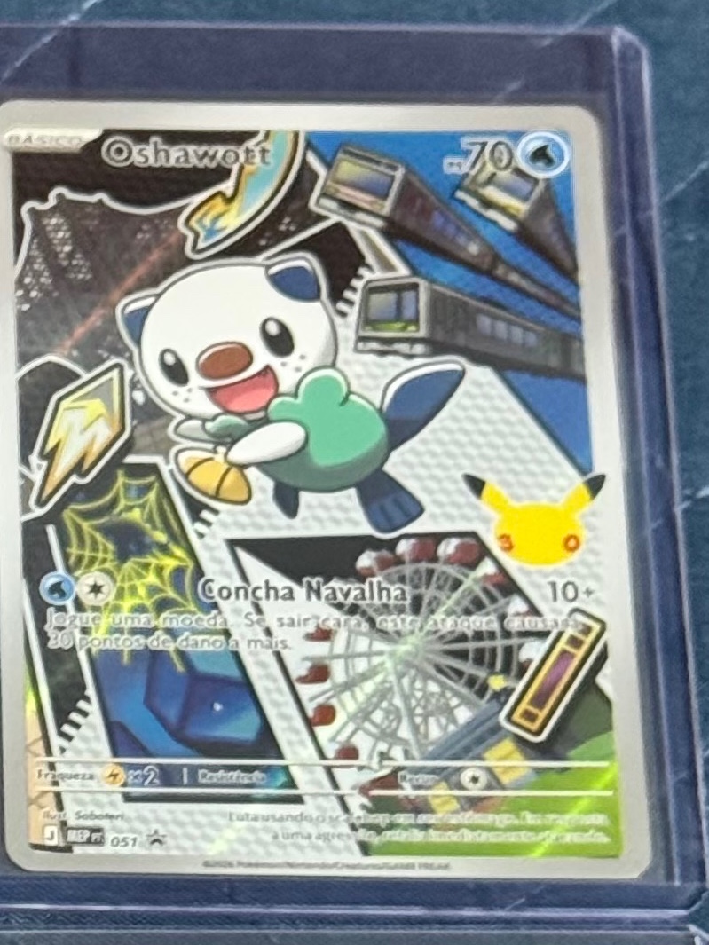 Oshawott - Unova — carta colecionável anunciada no CardNatal
