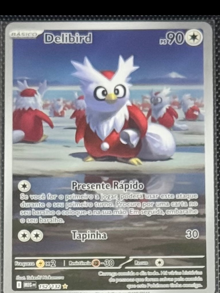 Delibird — carta colecionável anunciada no CardNatal