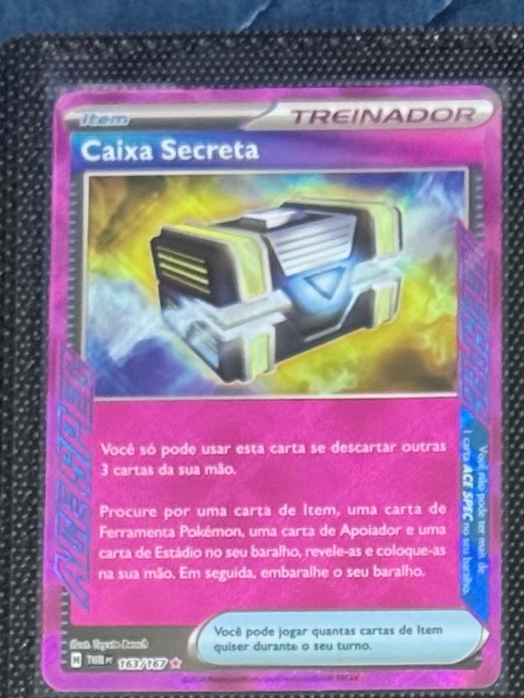 Caixa Secreta ACE SPEC — carta colecionável anunciada no CardNatal