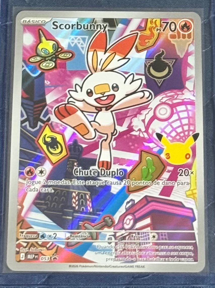Scorbunny - Galar — carta colecionável anunciada no CardNatal