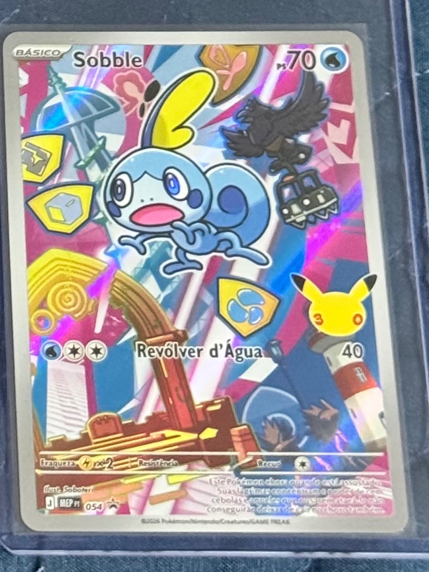 Sobble - Galar — carta colecionável anunciada no CardNatal