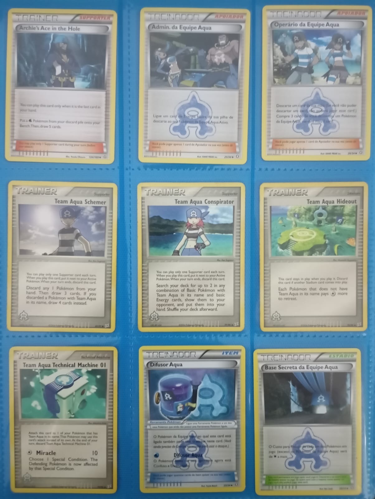 Team Aqua Coleção