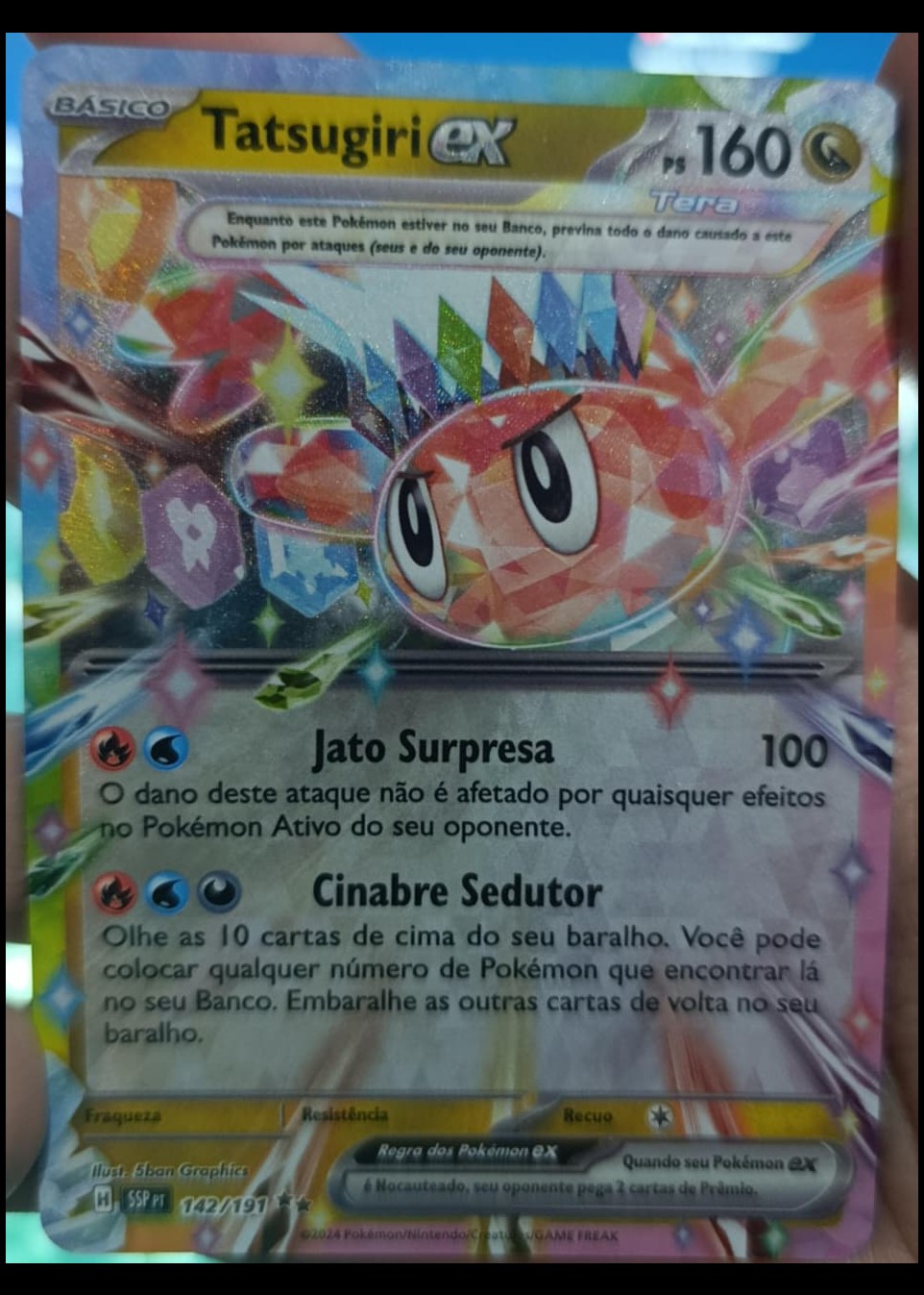 Tatsugiri EX — carta colecionável anunciada no CardNatal