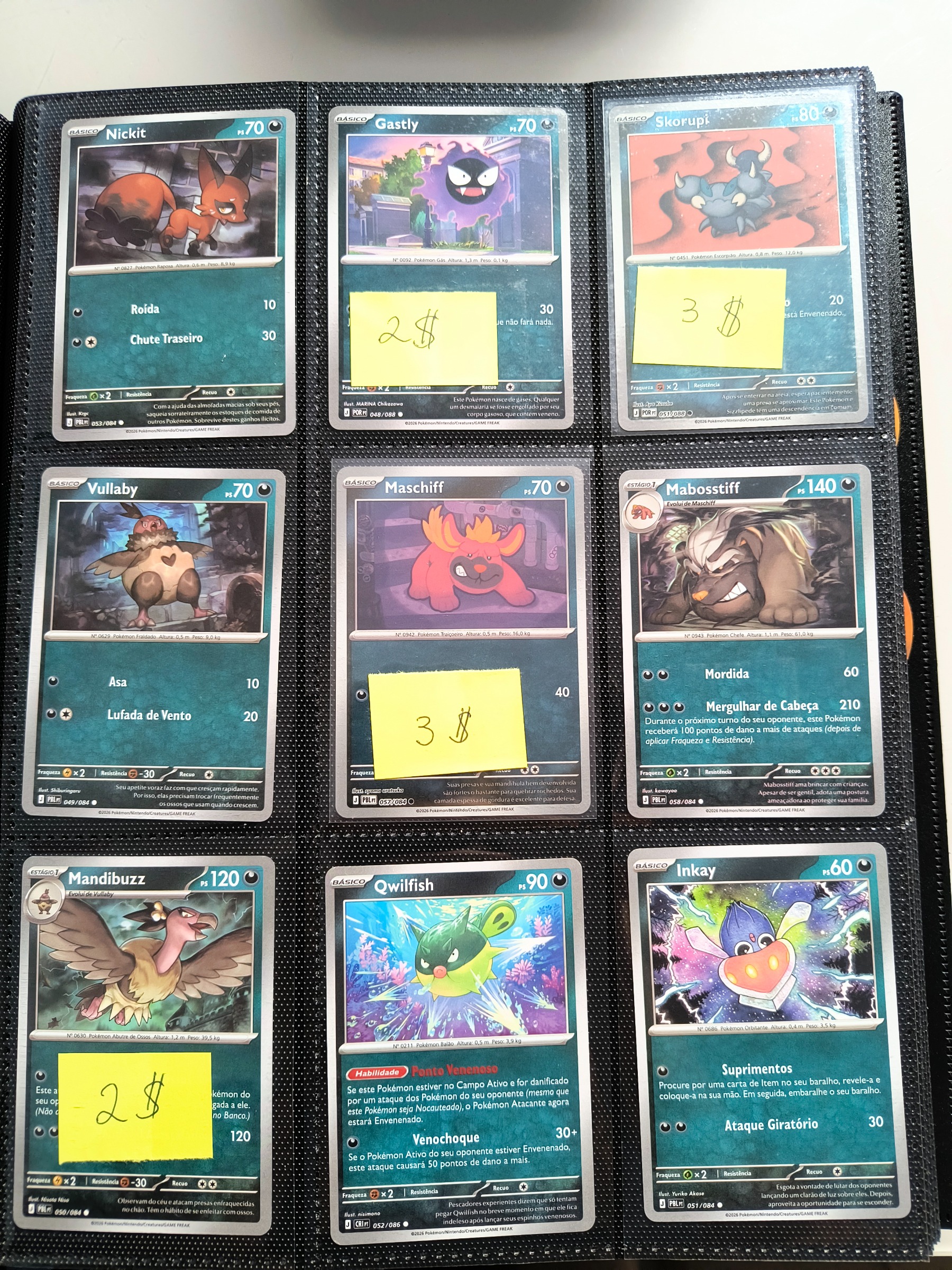 Cartas pokémon - coleções variadas