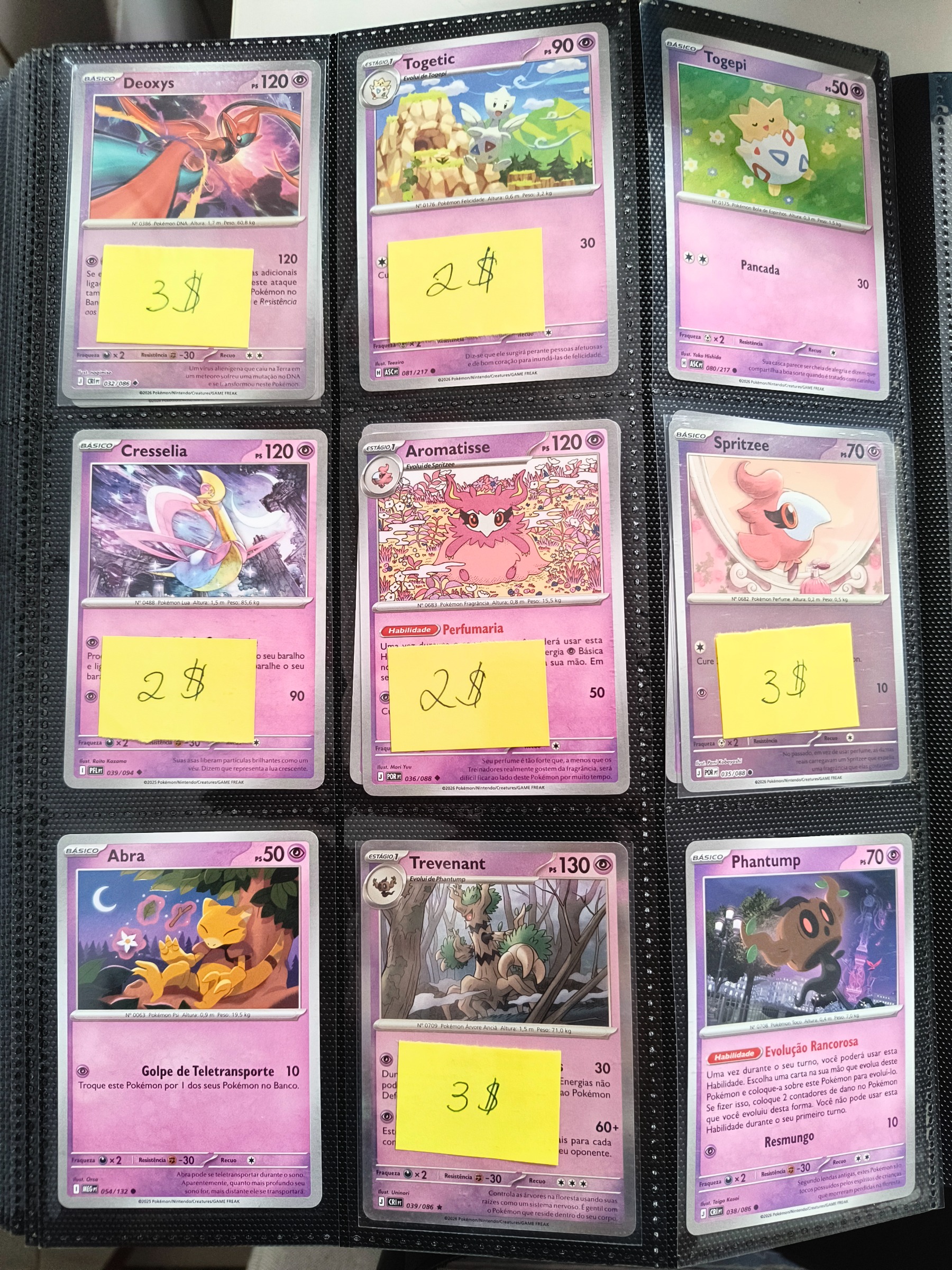 Cartas pokémon - coleções variadas