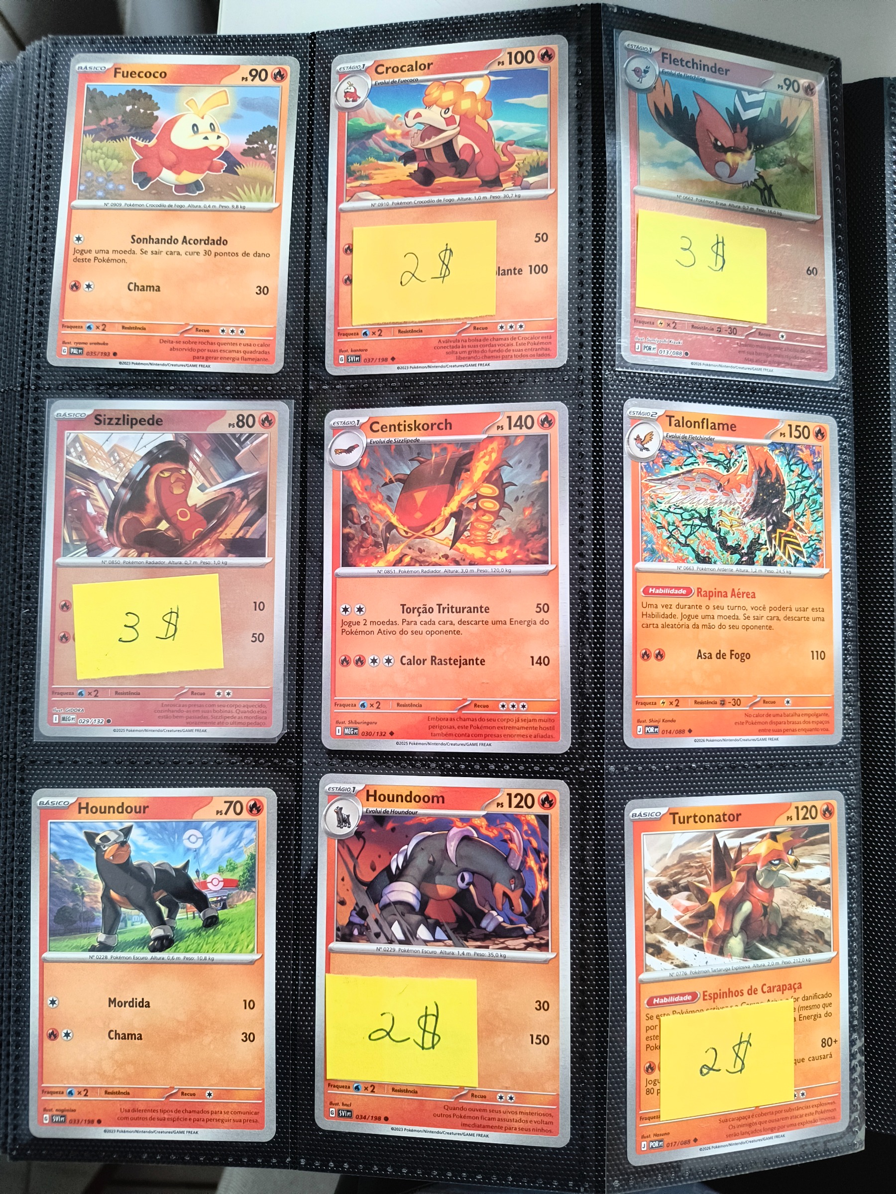 Cartas pokémon - coleções variadas